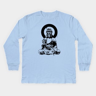 SPRAY BUDDHA Kids Long Sleeve T-Shirt